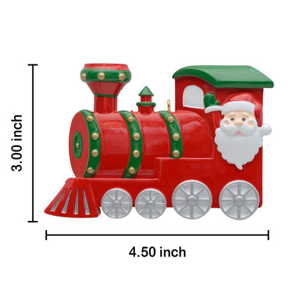 Personalized Santa Train Christmas Ornament