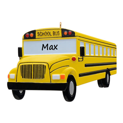 School Bus Christmas Ornament