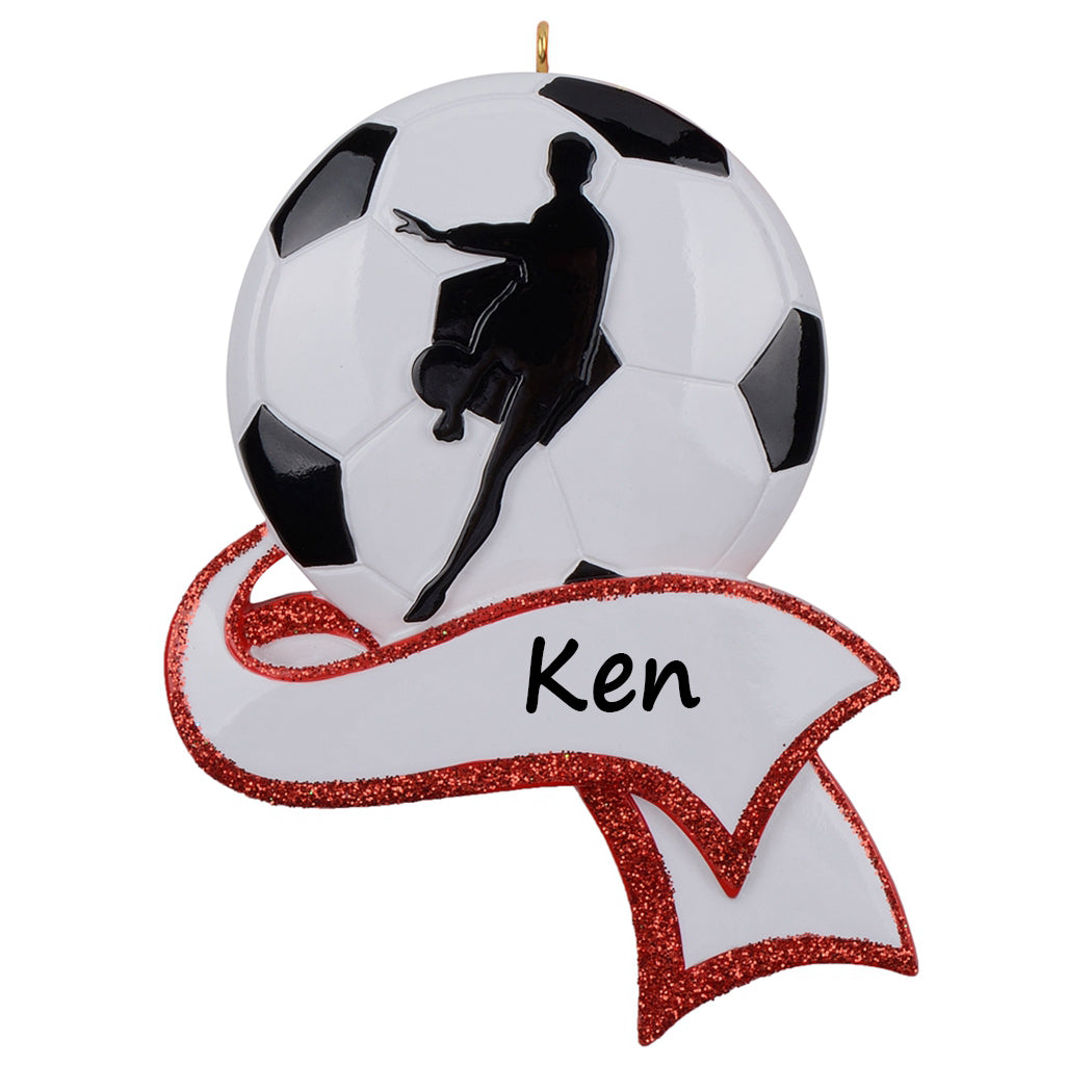 Personalized Soccer Ball Ornament