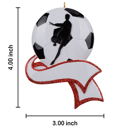 Personalized Soccer Ball Ornament