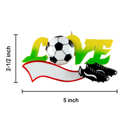 Personalized Soccer Lover Ornament