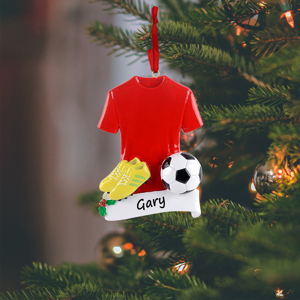 Personalized Soccer Uniform Ornament