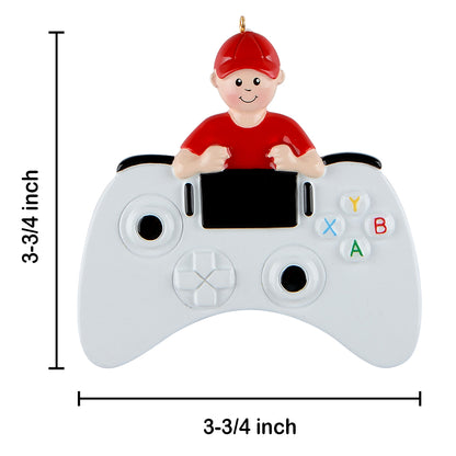 Personalized Video Game Boy Ornament