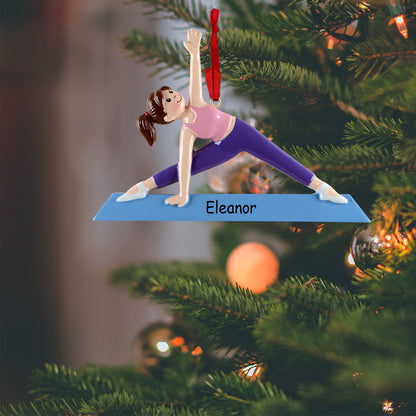 Personalized Yoga Ornament
