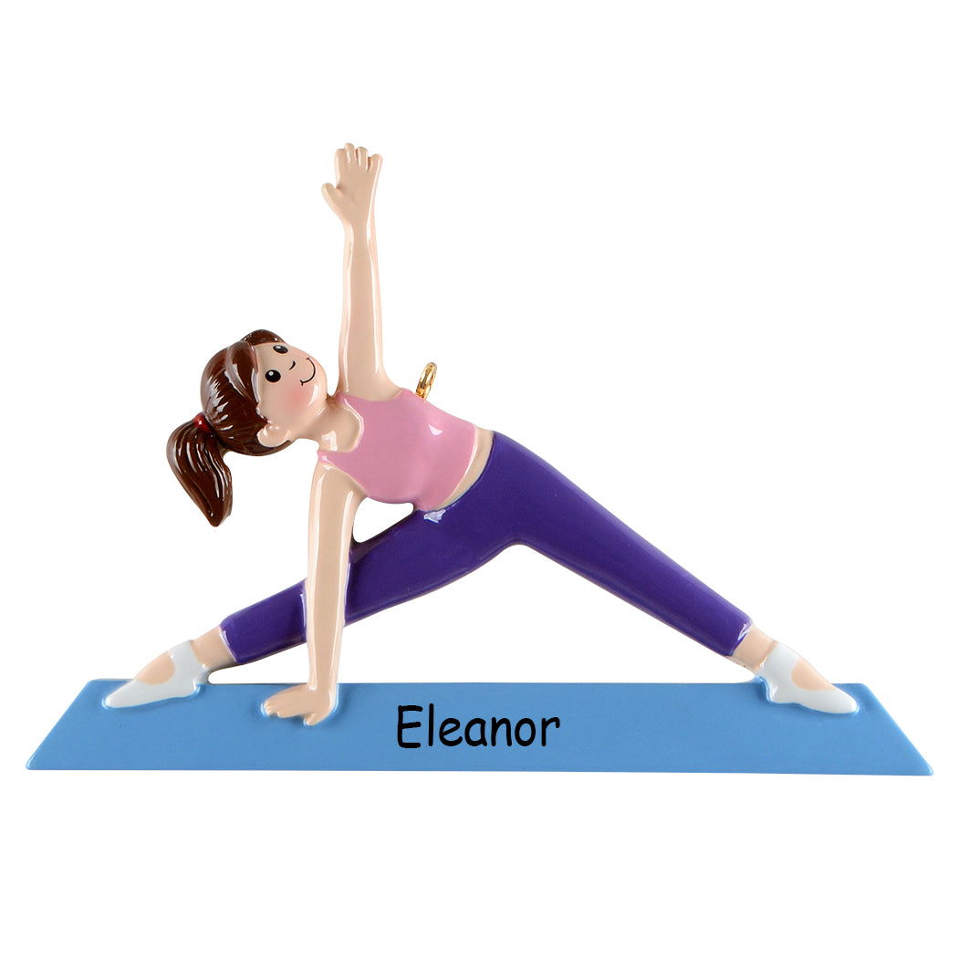 Personalized Yoga Ornament