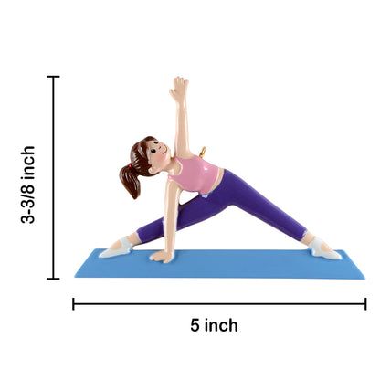 Personalized Yoga Ornament