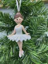 Load and play video in Gallery viewer, Personalized Christmas Sport Ornament Ballerina Girl Different Color Options
