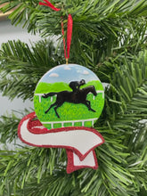 Load and play video in Gallery viewer, Personalized Christmas Sport Ornament Horse Riding
