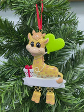 Load and play video in Gallery viewer, Personalized Teens Christmas Gift Christmas Tree Decoration Ornament Giraffe
