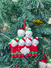 Load and play video in Gallery viewer, Personalized Christmas Gift Selfie Snowman Family 2
