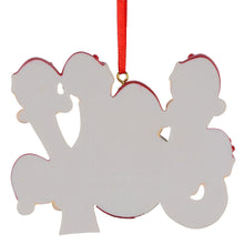 Load image into Gallery viewer, Personalized Christmas Ornament JOY Family 6
