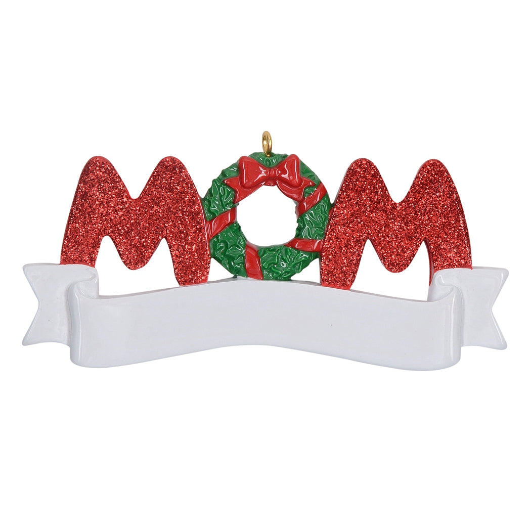 Holiday Gift Personalized Christmas Ornament MOM/DAD