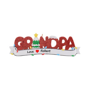 Customize Ornament Christmas Gift for New GRANDMA/GRANDPA