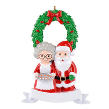 Load image into Gallery viewer, Personalized Christmas Ornament Santa Family 2
