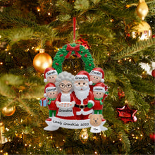Load image into Gallery viewer, Personalized Christmas Ornament Santa family 6
