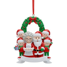 Load image into Gallery viewer, Personalized Christmas Gift for Grandpa &amp; Grandma Santa family 6
