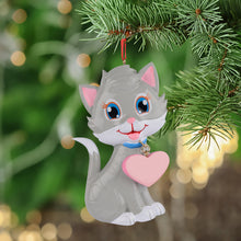 Load image into Gallery viewer, Personalized Christmas Ornament Pet Ornament Kitty
