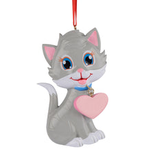 Load image into Gallery viewer, Personalized Christmas Ornament Pet Ornament Kitty
