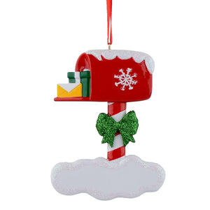 Personalized Christmas Ornament Mailbox