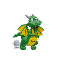 Load image into Gallery viewer, Personalized Christmas Ornament Dragon Ornament
