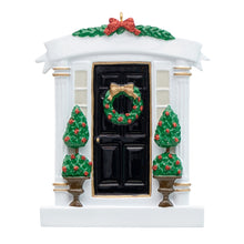 Load image into Gallery viewer, Personalized Christmas Gift for Moving New Home Black Door
