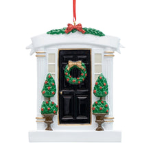 Load image into Gallery viewer, Personalized Christmas Ornament Our New Home Black Door
