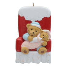 Load image into Gallery viewer, Personalized Christmas Ornament Bear Feeding Ornament

