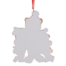 Load image into Gallery viewer, Personalized Christmas Ornament  Single Parent with Kid Bear Family 3

