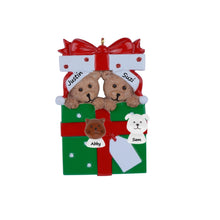 Load image into Gallery viewer, Customize Christmas Gift Holiday Decoration Hanging  Ornament Bear Gift Family 2
