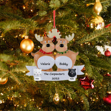 Load image into Gallery viewer, 2023 Customized Christmas Gift Family Ornament Reindeer Family 2
