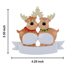 Load image into Gallery viewer, 2023 Customized Christmas Gift Family Ornament Reindeer Family 2
