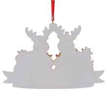 Load image into Gallery viewer, Christmas Tree Ornament Personalized Ornament Reindeer Family 6
