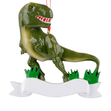 Load image into Gallery viewer, Maxora Personalized Christmas Gift for Kids T-rex Ornament
