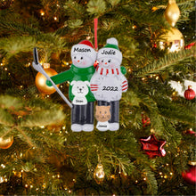 Load image into Gallery viewer, Personalized Christmas Gift Selfie Snowman Family 2
