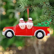 Load image into Gallery viewer, Personalized Christmas Ornament Christmas Tree Pickup Family 2
