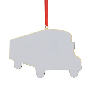 Personalized Gift Christmas Ornament School Bus