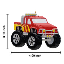 Load image into Gallery viewer, Personalized Gift for Kids Christmas Ornament Monster Truck Red
