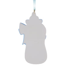 Load image into Gallery viewer, Customize Baby&#39;s First Gift Christmas Ornament Bottle Blue
