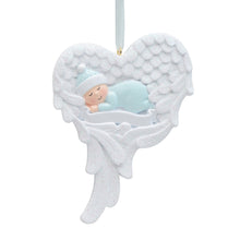 Load image into Gallery viewer, Personalized Christmas Ornament Baby Boy Memorial

