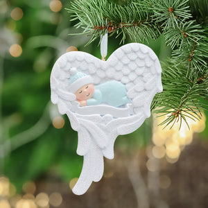 Customize Christmas Memorial Gift Ornament for Baby Boy