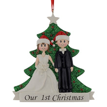 Load image into Gallery viewer, Maxora Personalized Wedding Gift New Couple 1st Christmas
