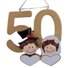 Load image into Gallery viewer, Personalized Christmas Gift for Couple 50th Anniversary
