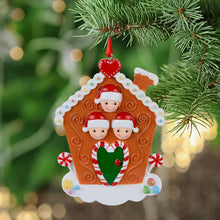 Load image into Gallery viewer, Christmas Decoration Ornament Gingerbread House Family 3
