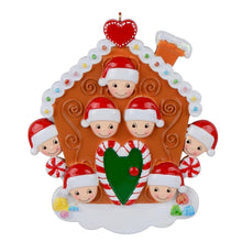 Load image into Gallery viewer, Personalized Ornament Gift Christmas Ornament Gingerbread House Family 7
