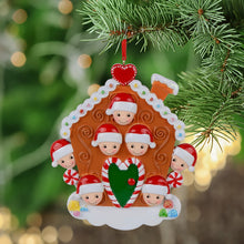 Load image into Gallery viewer, Personalized Ornament Gift Christmas Ornament Gingerbread House Family 7
