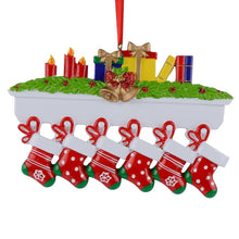 Load image into Gallery viewer, Christmas Ornament Gift Mantel stockings Family 6
