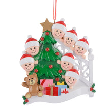 Load image into Gallery viewer, Personalized Ornament Christmas Morning Family7
