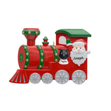 Load image into Gallery viewer, Personalized Christmas Gift Decoration Ornament Santa Train
