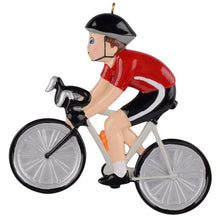 Load image into Gallery viewer, Personalized Christmas Sport Ornament Bicycle Boy/Girl
