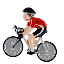 Load image into Gallery viewer, Personalized Christmas Sport Ornament Bicycle Boy/Girl

